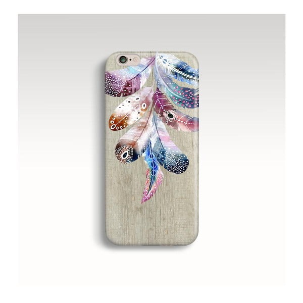 Obal na telefon Wood Feathers pro iPhone 6+/6S+
