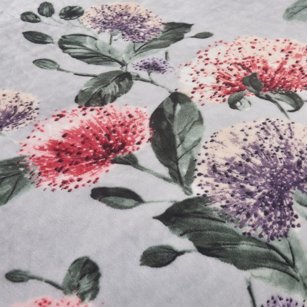 Světle šedé povlečení na jednolůžko z mikroplyše 140x200 cm Margot – My House-image-2