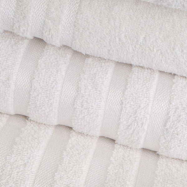 Bílý froté bavlněný ručník 50x100 cm Simple – Casa Selección-image-1