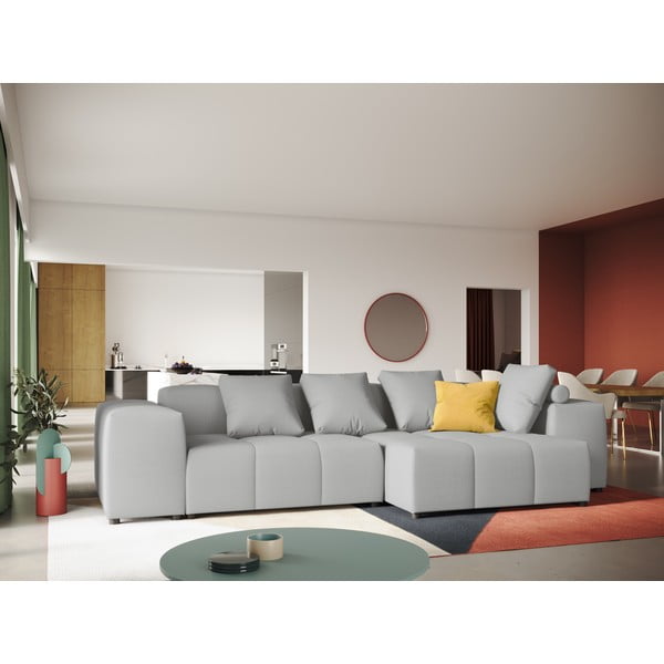 Šedá rohová pohovka (variabilní) Rome - Cosmopolitan Design-image-1