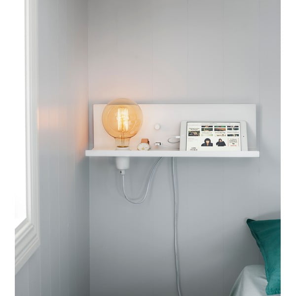 Bílé nástěnné svítidlo s USB nabíjecí stanicí Markslöjd Multi-image-1