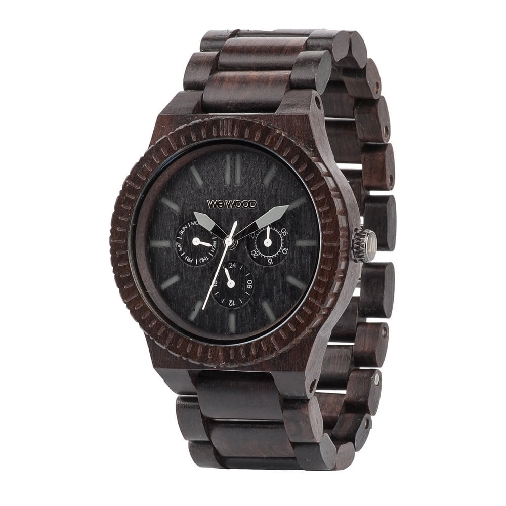 Dřevěné hodinky Kappa Black