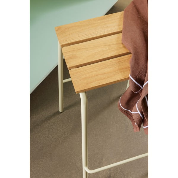 Béžové/v přírodní barvě barové stoličky v sadě 2 ks (výška sedáku 76 cm) Stilt – Hübsch-image-2