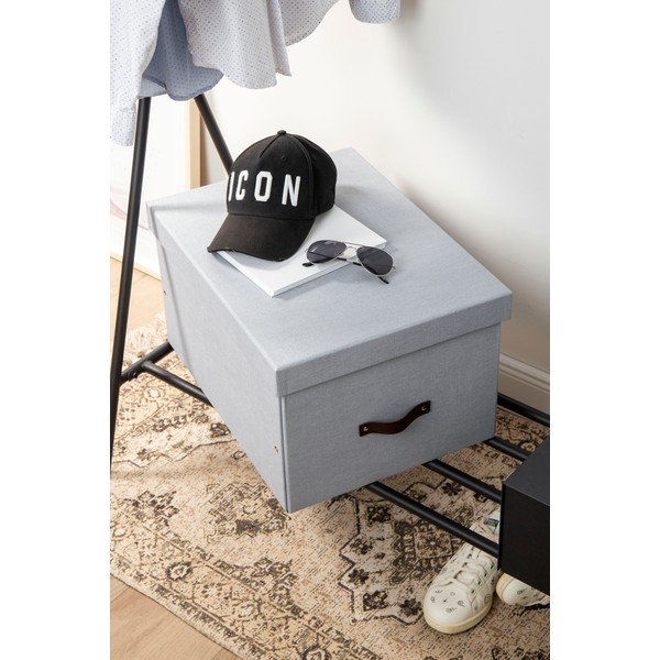 Kartonový úložný box s víkem Tora – Bigso Box of Sweden-image-2