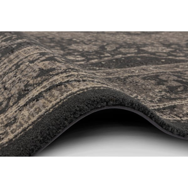 Tmavě šedý vlněný koberec 100x180 cm Zana – Agnella-image-2