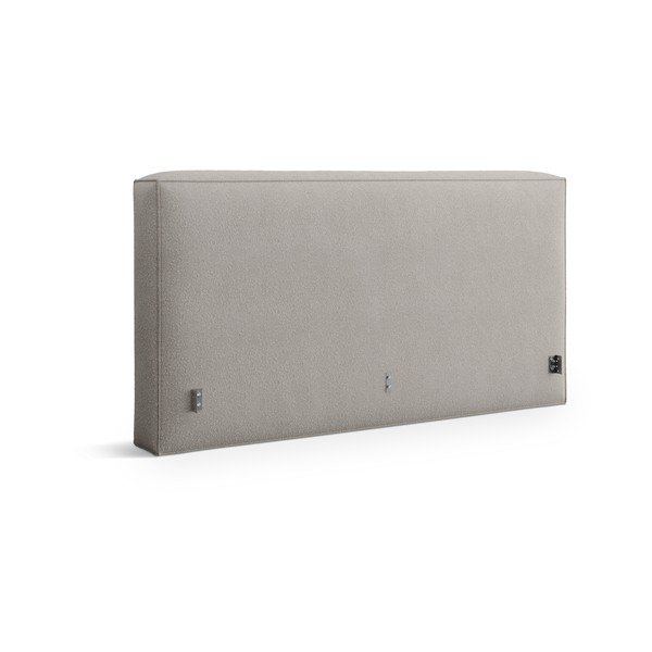 Světle šedé čalouněné čelo postele 249x100 cm Olivia – Micadoni 