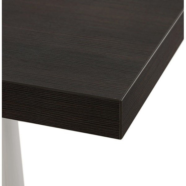 Černý barový stůl s bílými nohami Kokoon Tikafe, výška 105 cm-image-1