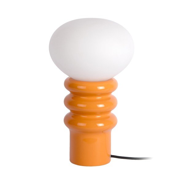 Oranžová keramická stolní lampa (výška 33,5 cm) Catania Aro – Leitmotiv