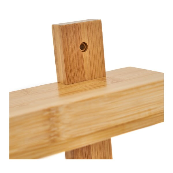 Bambusový nástěnný věšák s poličkou - Casa Selección-image-3