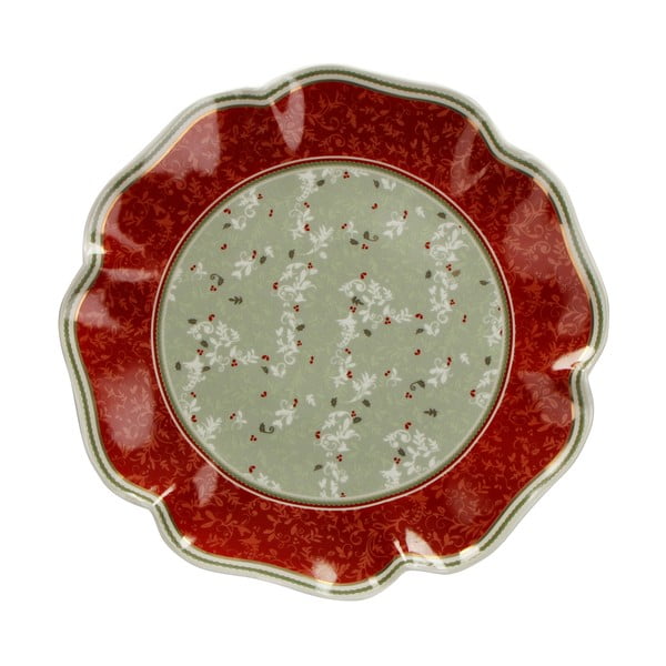 Porcelánový talíř s vánočním motivem Brandani Piatto Portata, ⌀ 31 cm
