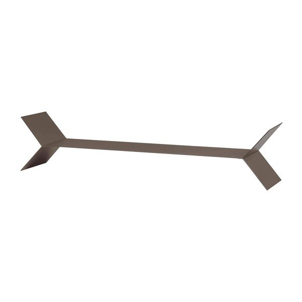 Hnědé kovové police v sadě 3 ks 80 cm Lorin – WOOOD-image-4