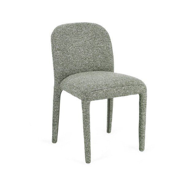 Zelená jídelní židle z materiálu bouclé Antara – Bizzotto