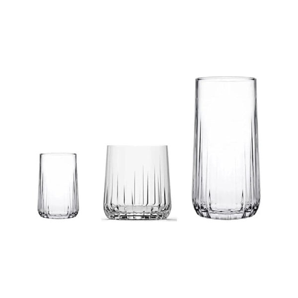 Sklenice v sadě 18 ks Nova – Hermia