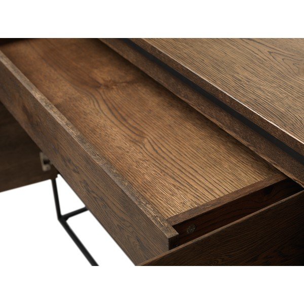 Komoda s detaily v dubovém dekoru Unique Furniture Rivoli-image-4