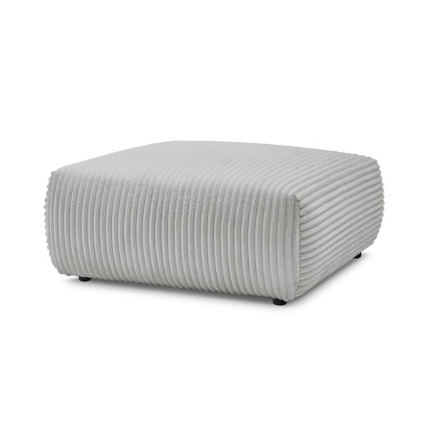 Světle šedá manšestrová podnožka Lucien – Bobochic Paris-image-3