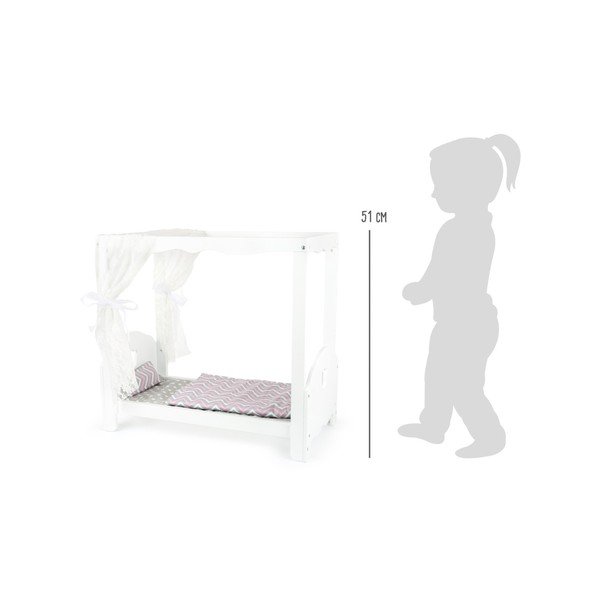 Postýlka do domečku pro panenky Legler Canopy Bed-image-3