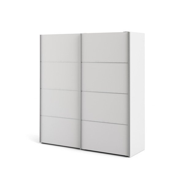 Bílá šatní skříň s posuvnými dveřmi 182x202 cm Verona - Tvilum-image-3
