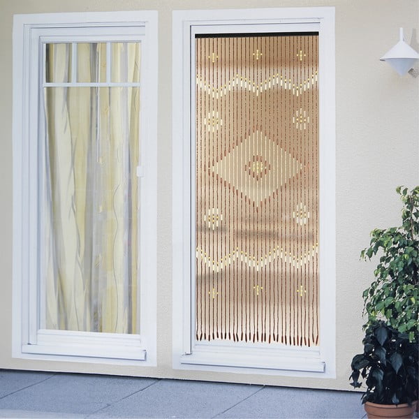 Bambusový závěs do dveří v přírodní barvě 90x200 cm Rhombus – Maximex-image-2