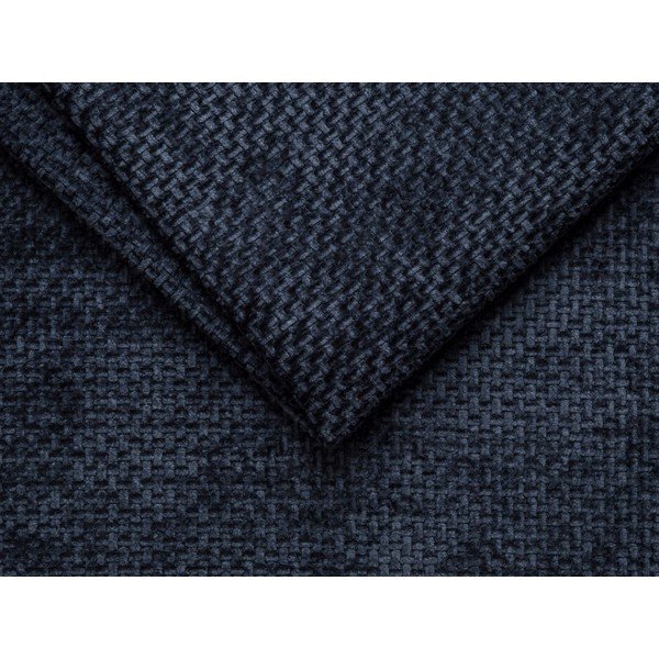 Tmavě modrá čalouněná dvoulůžková postel bez čela 140x200 cm Whale – Micadoni -image-3