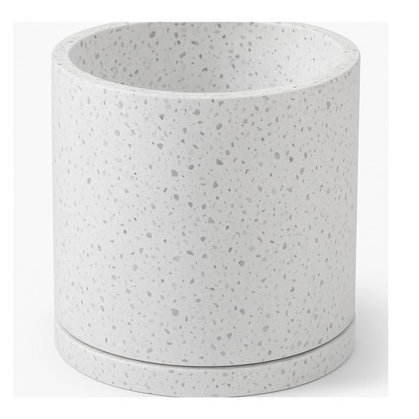 Sada 2 bílých květináčů Bonami Selection Terrazzo, ø 26 cm-image-1
