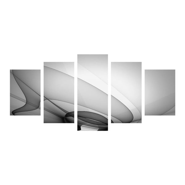 Vícedílný obraz Black&White Abstract
