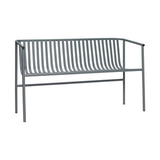 Šedá železná lavice Hübsch Bench