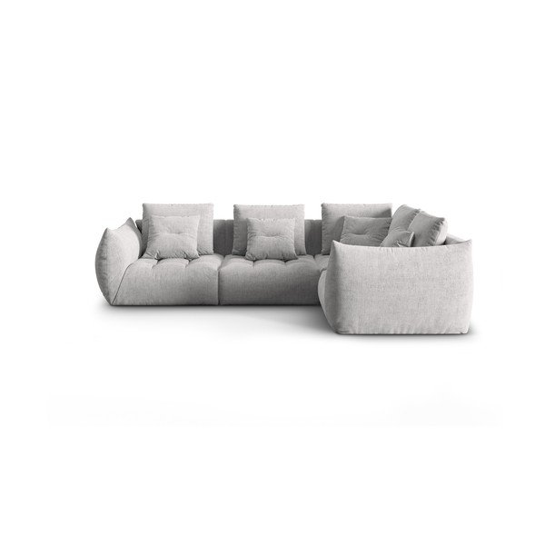Světle šedá rohová pohovka (pravý roh/do L) Bloom – Micadoni Home