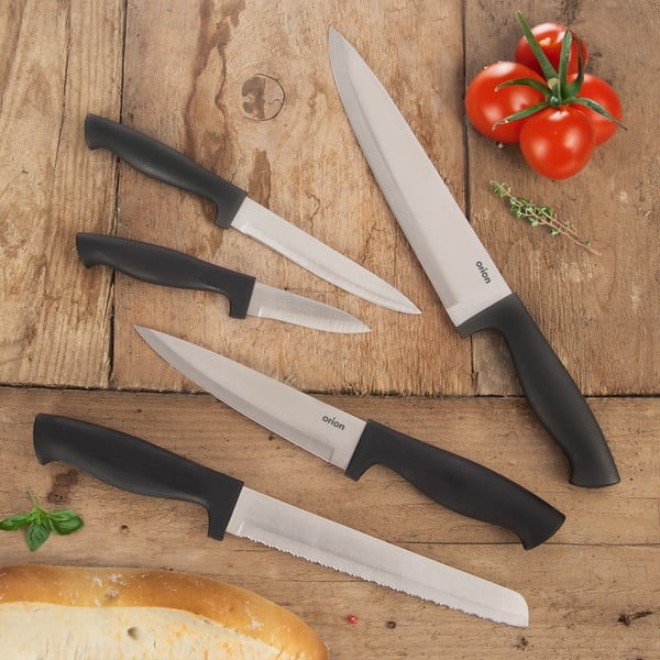Sada nožů z nerezové oceli se stojanem 5 ks – Orion-image-1