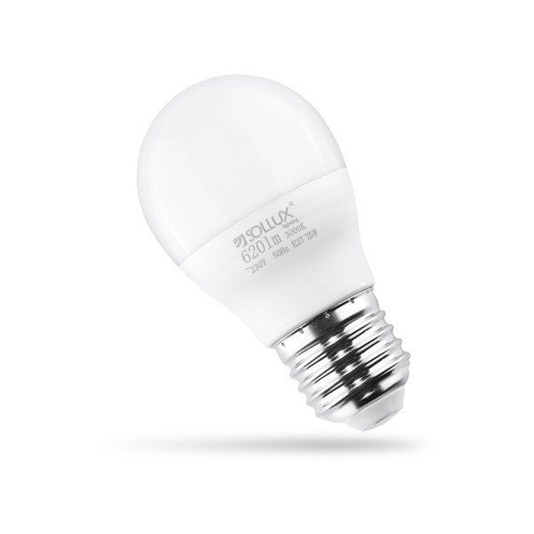 Teplá bílá LED žárovka E27, 7,5 W – Sollux