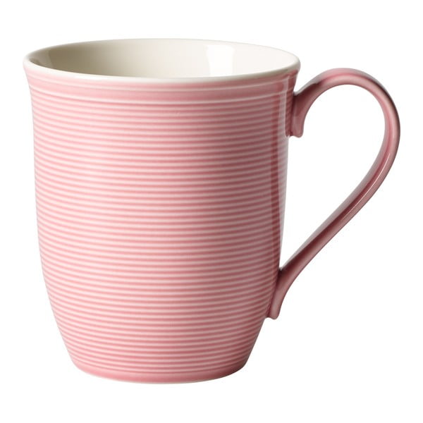 Růžový porcelánový hrnek Like by Villeroy & Boch Group, 0,35 l