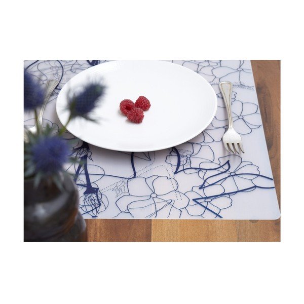 Prostírání Floral, Indigo-image-2