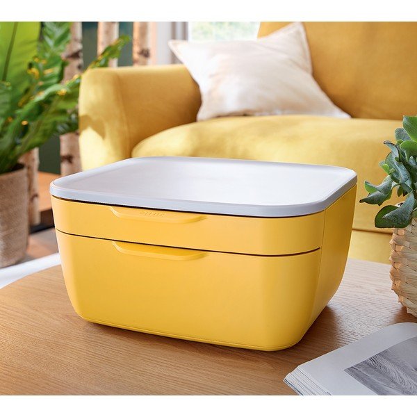 Žlutý zásuvkový box Leitz Cosy-image-3