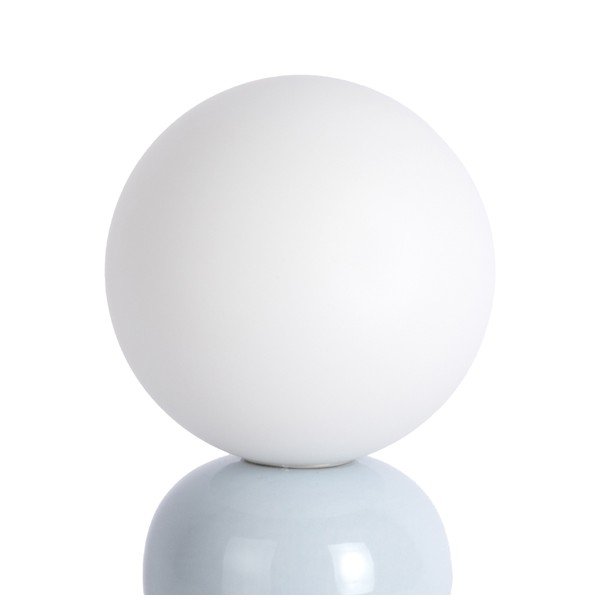 Vínová/světle modrá keramická stolní lampa (výška 26 cm) Firenze Pellet – Leitmotiv-image-2