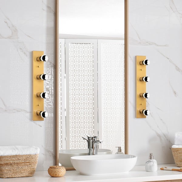 Nástěnné svítidlo ve zlaté barvě Mirro – Opviq lights-image-2