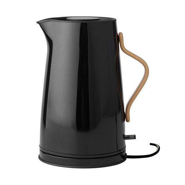 Černá rychlovarná konvice z nerezové oceli 1,2 l Emma – Stelton
