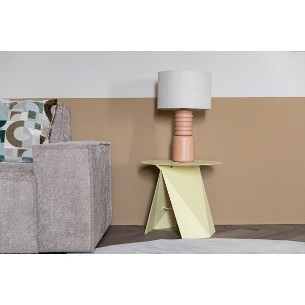 Kovový kulatý odkládací stolek 45x46 cm Foldy – Zuiver-image-4