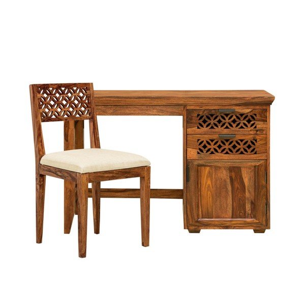 Pracovní stůl z masivního palisandrového dřeva Massive Home Rosie-image-2