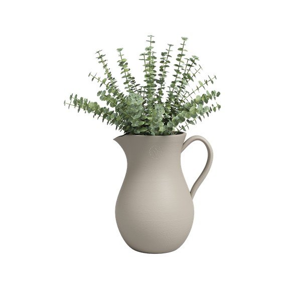 Béžová keramická ručně vyrobená váza (výška 30 cm) Harmonia – Artevasi-image-2