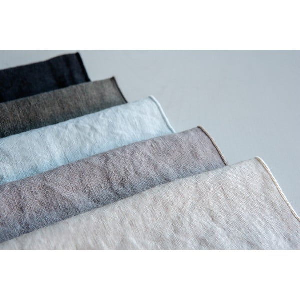 Krémově bílý lněný ubrousek Blomus, 42 x 42 cm-image-3