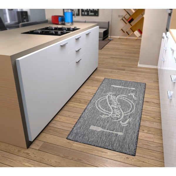 Šedobéžový běhoun 62x150 cm Cucina – Hanse Home-image-1