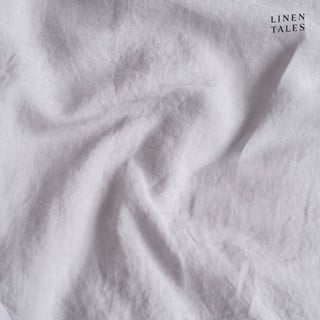Světle šedé lněné prostěradlo 230x270 cm Light Grey – Linen Tales
