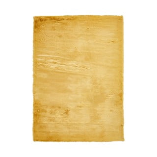 Žlutý koberec Think Rugs Teddy, 80 x 150 cm