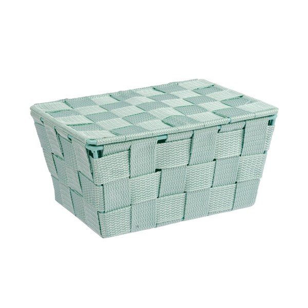 Zelený košík s víkem Wenko Adria-image-2