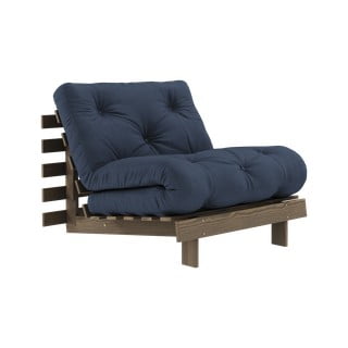 Tmavě modré křeslo Roots – Karup Design