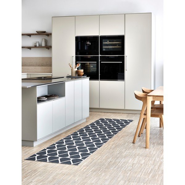 Tmavě šedý vnitřní a venkovní běhoun 70x200 cm Otis Granit – Pappelina-image-1