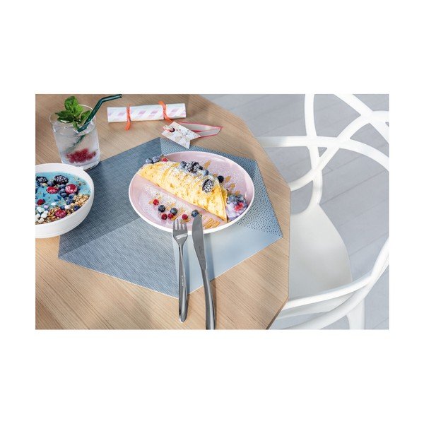 Bílo-růžový porcelánový talíř Villeroy & Boch Uni, ⌀ 24 cm-image-2
