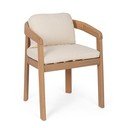 Dřevěná zahradní židle v přírodní barvě Pablo – Bizzotto