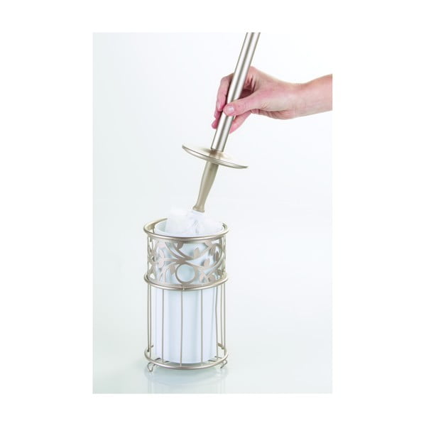 Kovový držák na toaletní papír iDesign Vine, výška 41 cm-image-3