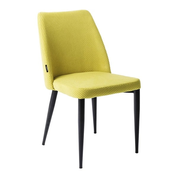 Žlutá jídelní židle Kare Design Amalfi