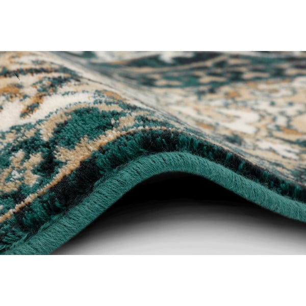 Zelený vlněný koberec 160x240 cm Lauren – Agnella-image-2